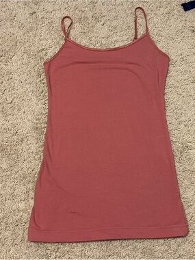 Arizona Jean Company Dusty Rose Spaghetti Strap Tank Top